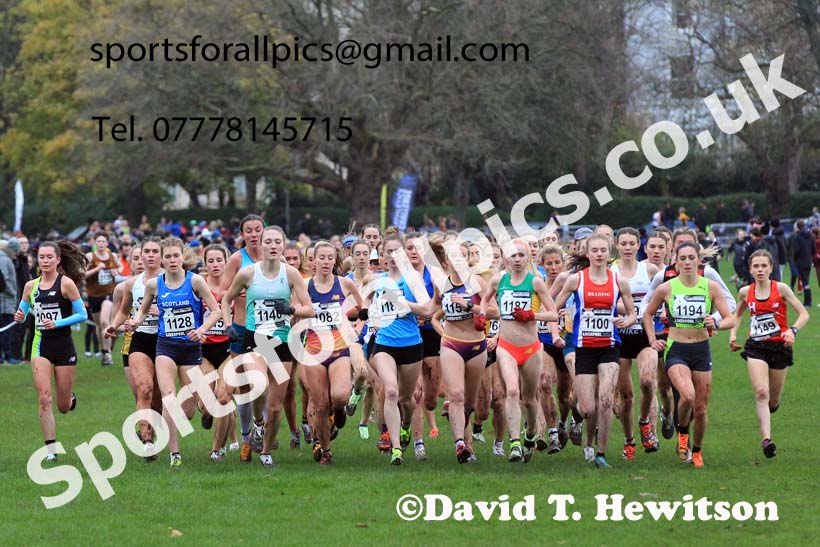 Senior Women and Under-23 Women, 2022 British Athletics Cross Challenge, Sefton Park, Liverpool.  Photo: David T. Hewitson/Sports for All Pics